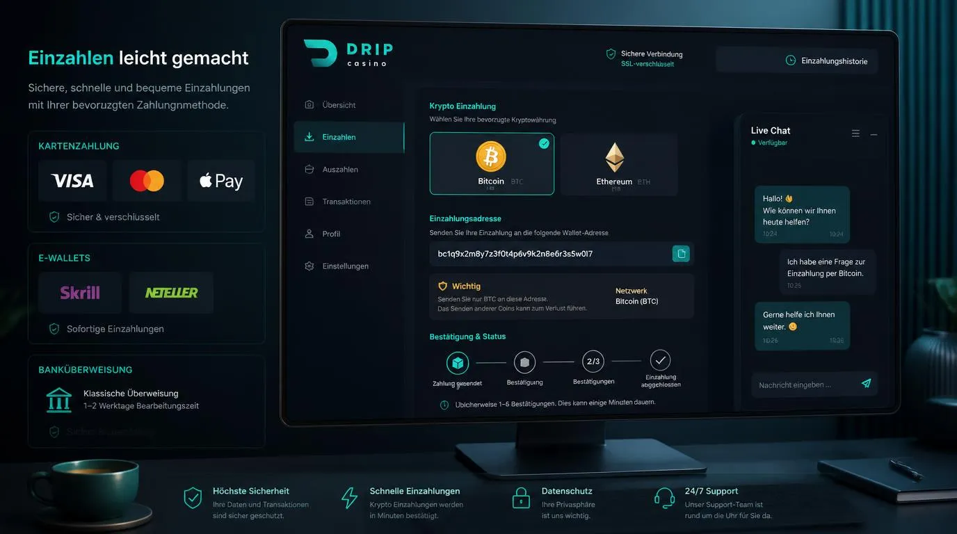 Krypto-Wallet und Zahlungsoptionen für Casino-Einzahlungen in Deutschland